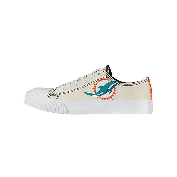 Miami Dolphins NFL Womens Camo Low Top Canvas Shoes - 11