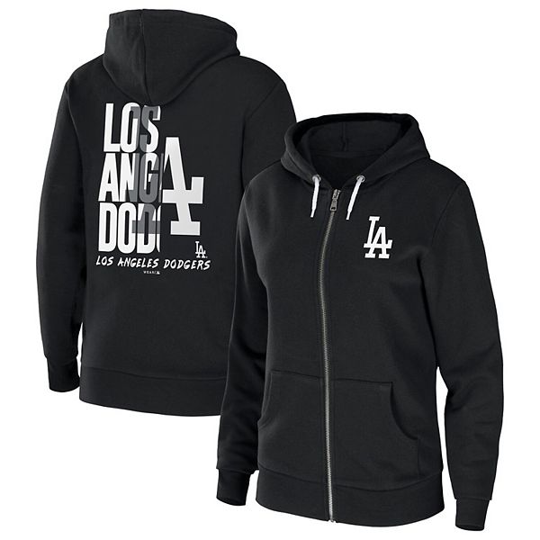 Women's Wear by Erin Andrews Heather Gray Los Angeles Dodgers Full-Zip Hoodie Size: Extra Large