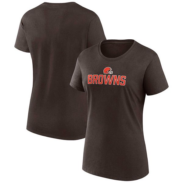 Women's Fanatics Branded Brown Cleveland Browns Fundamental Base T-Shirt