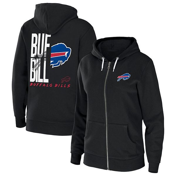 Women's WEAR by Erin Andrews Gray Buffalo Bills Sherpa Full-Zip