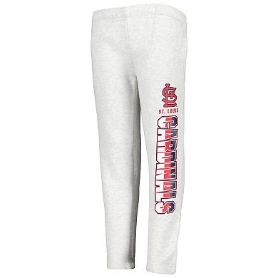 Youth Ash St. Louis Cardinals Game Time Fleece Pants