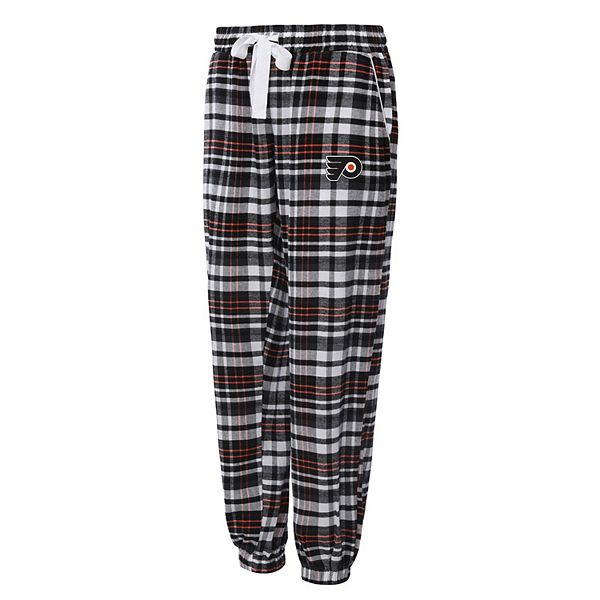 Women's Concepts Sport Black Philadelphia Flyers Mainstay Flannel Pants