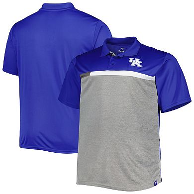 Men's Royal/Gray Kentucky Wildcats Big & Tall Polo