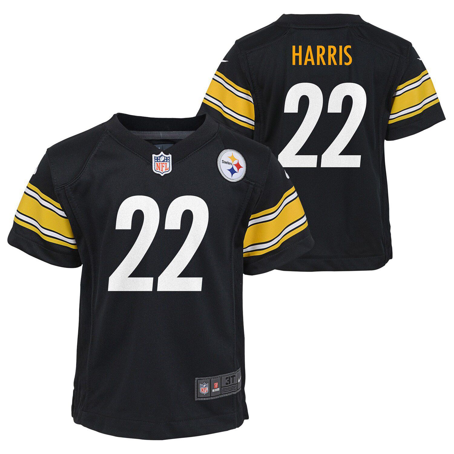 Steelers Najee Harris #22 Youth Nike Replica Atmosphere Jersey - L