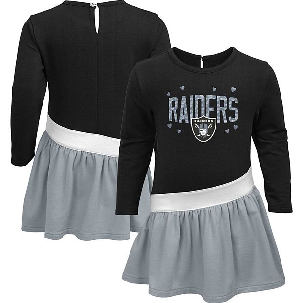 Ladies Las Vegas Raiders Dress, Raiders Cheer Skirt, Dress Jersey