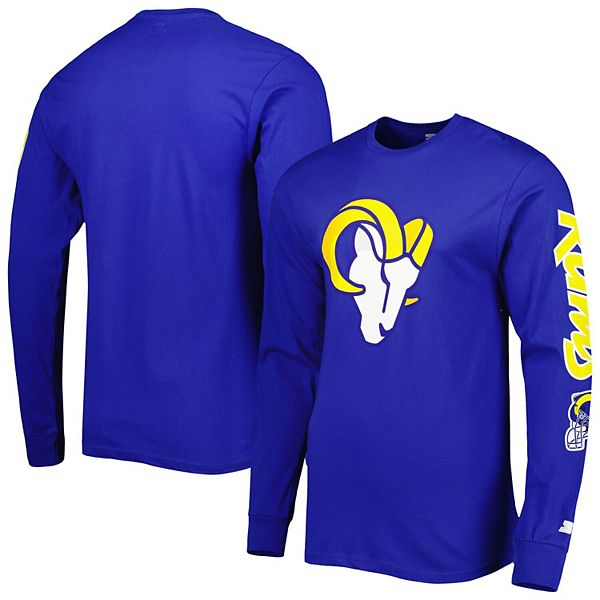 Youth Los Angeles Rams Team Long Sleeve T-Shirt - Heathered Royal