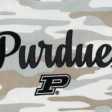 Women's Pressbox Camo Purdue Boilermakers San Pablo Pullover Hoodie