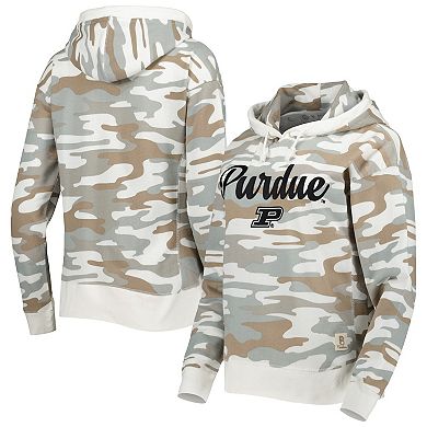 Women's Pressbox Camo Purdue Boilermakers San Pablo Pullover Hoodie