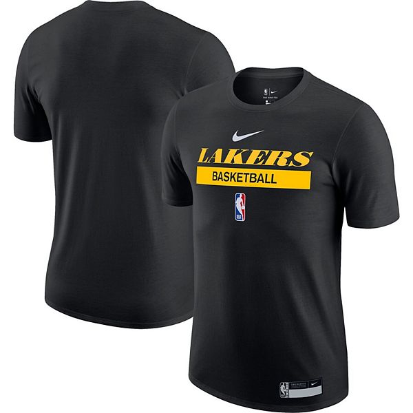 Buy the Nike LA Lakers Men Black Button Jersey Sz 4XL
