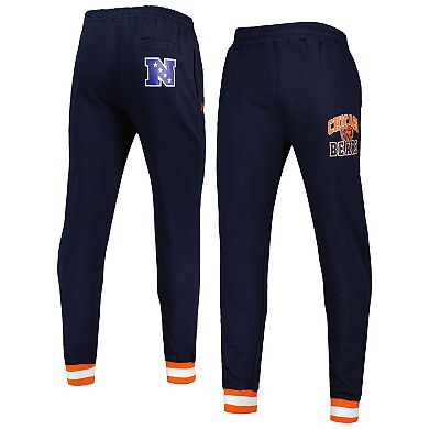 Men's Starter Navy Chicago Bears Blitz Fleece Jogger Pants
