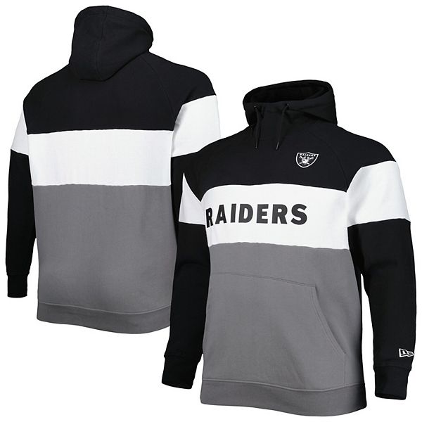 Las Vegas Raiders Neutral Colour Logo Hoodie - Mens - Big & Tall