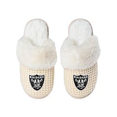 Lids Las Vegas Raiders FOCO Big Logo Color Edge Slippers