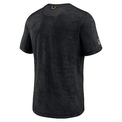 Men's Fanatics Branded Black Boston Bruins Authentic Pro Rink Premium Camo T-Shirt