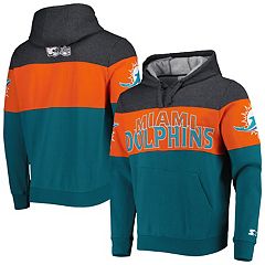 Men's Nike Heathered Gray Miami Dolphins Rewind Club Fleece Pullover Hoodie