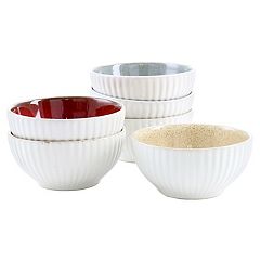 Laurie Gates Tierra Hand Painted Stoneware 6 Piece Bakeware Set