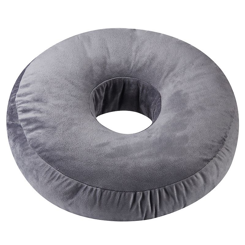 Cheer Collection Round Donut Pillow - Super Soft Microplush Doughnut Pillow  and Comfy Seat Cushion for Kids and Adults - Cheer Collection