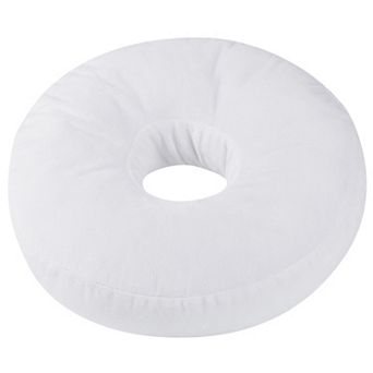 Cheer Collection Round Donut Pillow - Super Soft Microplush Doughnut Pillow and Comfy Seat Cushion for Kids and Adults