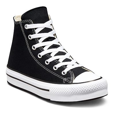 Kohls black high top converse on sale