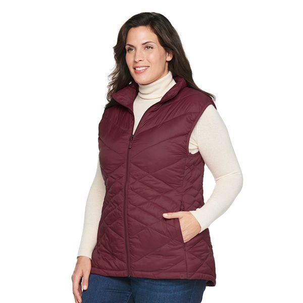 Plus Size ZeroXposur Avery Packable Puffer Vest