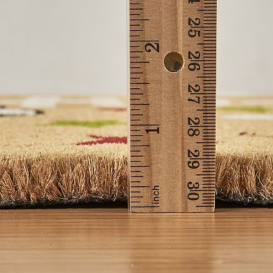 Grinch Santa Ho Ho Ho 2-pack 20'' x 34'' Coir Doormat