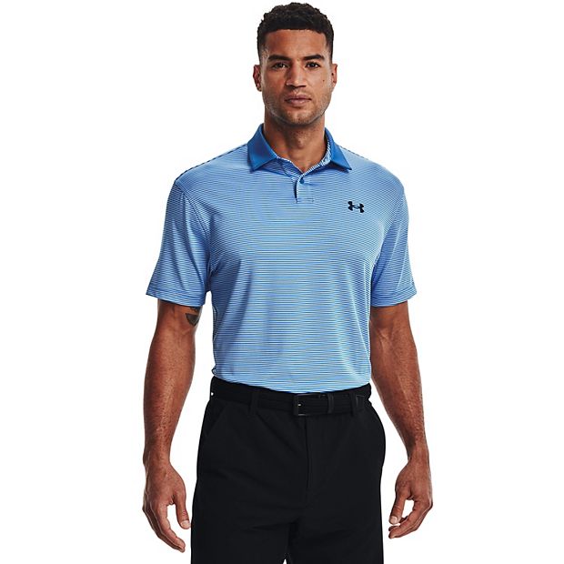 Men s Under Armour Striped Classic Fit Performance Golf Polo