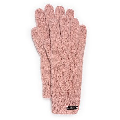 Women's MUK LUKS Cozy Knit Gloves