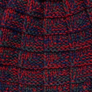 Women's MUK LUKS Patch Pom Cuff Cap