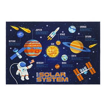 Gertmenian Teach Me Education Solar System 6'2'' x 9'6'' Rug