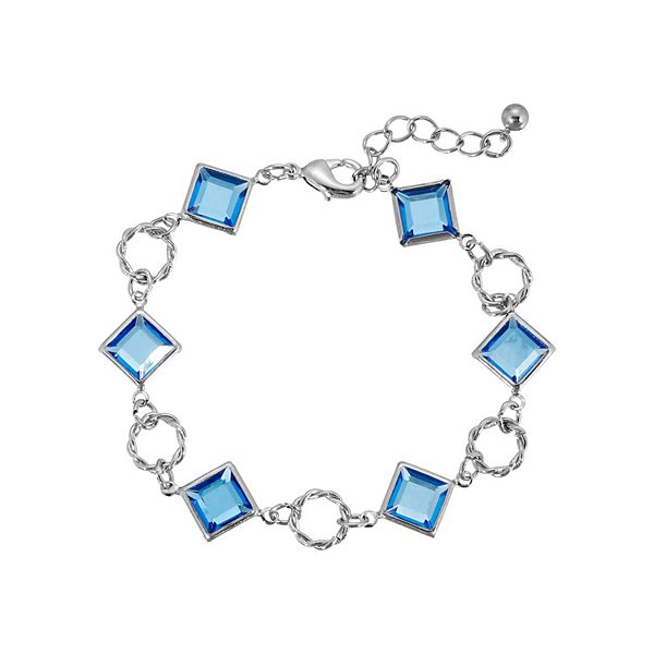 Pure Silver Ziya Light Blue Bracelet main image 1