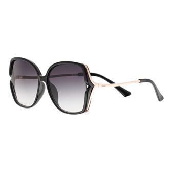 Women's Skechers® 60mm Oversized Butterfly Gradient Sunglasses