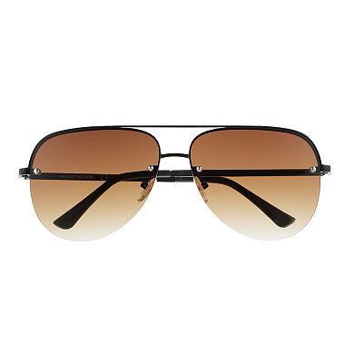 Men's Skechers® 65mm Aviator Gradient Sunglasses