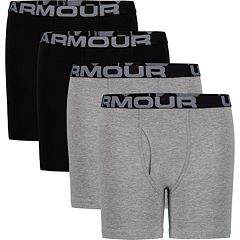Under Armour E2033 Boys Blue Grey 2-Pack Boxer Briefs Youth Size XL