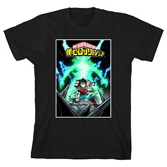 Boys 8-20 My Hero Academia Deku Lightning Graphic Tee