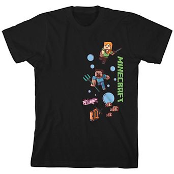 Boys 8-20 Minecraft Art Puff Print Graphic Tee