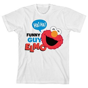 Boys 8-20 Sesame Street Funny Guy Elmo Graphic Tee