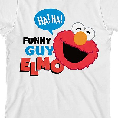 Boys 8-20 Sesame Street Funny Guy Elmo Graphic Tee
