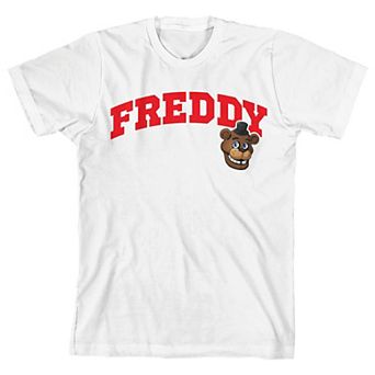 Boys 8-20 Five Nights At Freddy's Character Varsity Name Graphic Tee