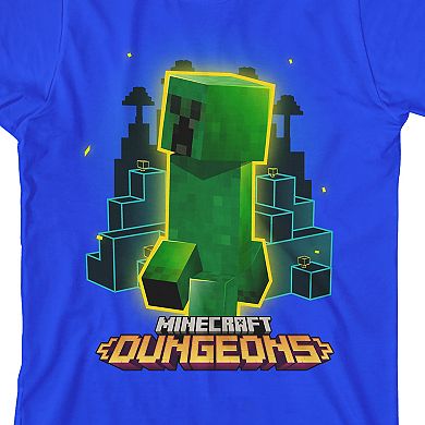 Boys 8-20 Minecraft Dungeons Creeper Graphic Tee
