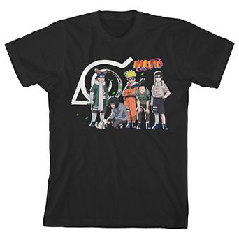 Boys 8-20 Naruto Characters & Konoha Graphic Tee