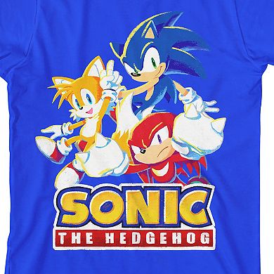 Boys 8-20 Sonic the Hedgehog Modern Graphic Tee