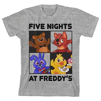 Boys 8-20 Five Nights At Freddy's Chibi Characters Graphic Tee