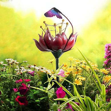 Crosslight Flower & Butterfly Outdoor Solar Light