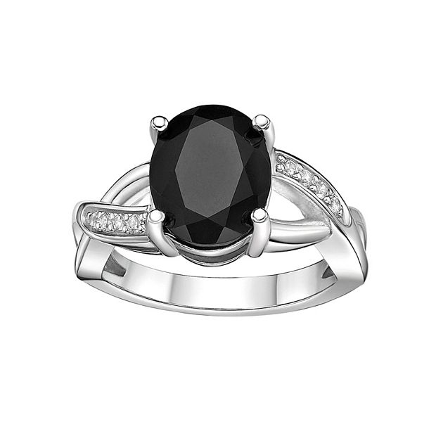 Kohls black deals onyx ring