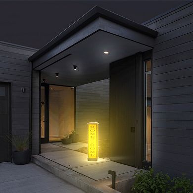 Techko Outdoor Solar Welcome Home Lantern Large