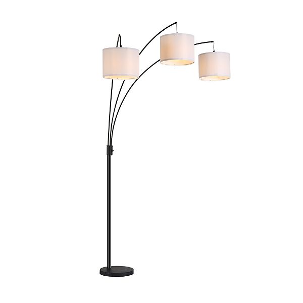 Defong Modern 82 Inch Modern 3Light Arch Floor Lamp with 3Way Switch