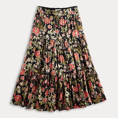 Women's LC Lauren Conrad Tiered Midi Skirt