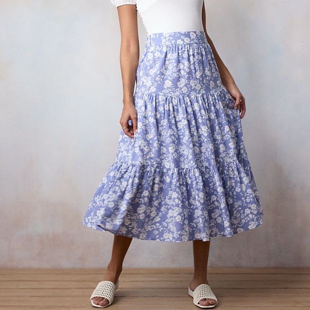 Floral maxi skirt kohls sale
