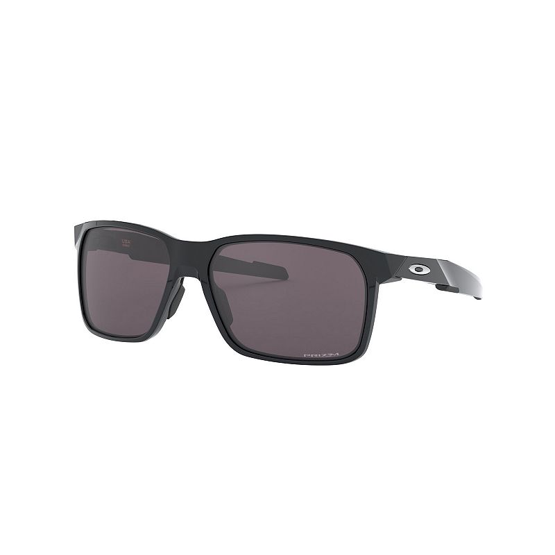 Mens Oakley OO9460 59mm Portal X Rectangle Sunglasses, Black