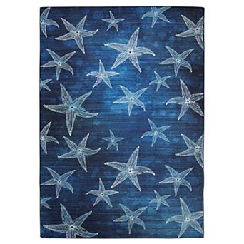 Linon Boca Outdoor Washable Rug