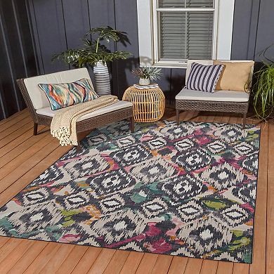 Linon Grayton Outdoor Washable Rug